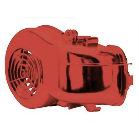 Copriventola Minarelli orizzontale colore rosso cromato (One Italia), ricambio 77093515