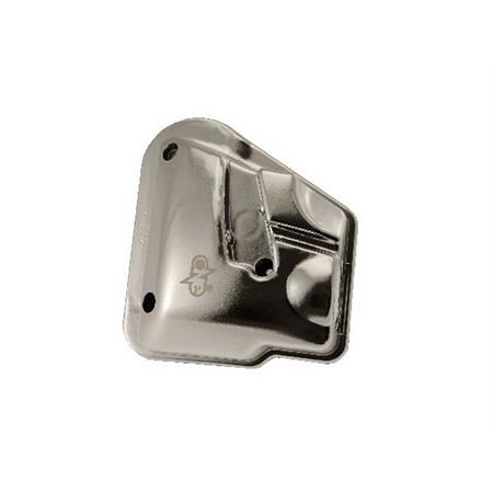 Coperchio scatola filtro Minarelli orizzontale cromata argento (One Italia), ricambio 77114041