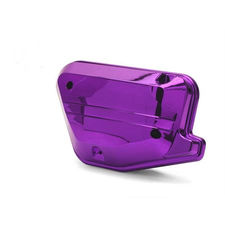 Coperchio scatola filtro aria one italia per Booster- BW'S  di colore viola cromato, ricambio 77114052