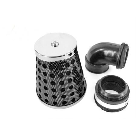 Filtro conico perforato carbonio (One Italia), ricambio 77115102