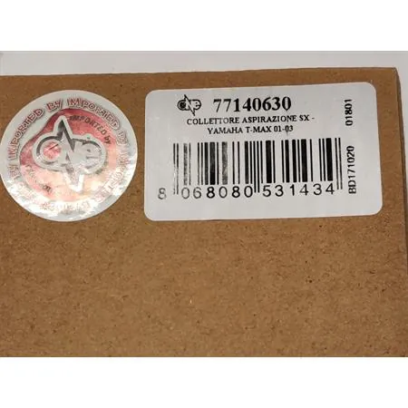 77140630 Collettore aspirazione sinistro One Italia per maxi scooter Yamaha t-max 500 prodotti dal 2001 al 2003 a carburatore
