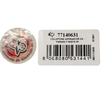 Collettore aspirazione destro One Italia per maxi scooter Yamaha t-max 500 prodotti dal 2001 al 2003 a carburatore, ricambio 77140631
