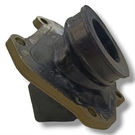 Collettore aspirazione One Italia in gomma con attacco a 5 viti per motori Rotax montati sulla Aprilia RS  125 cc prodotte dal 1999 fino al 2010 e Aprilia 125 cc Tuono, ricambio 77140660