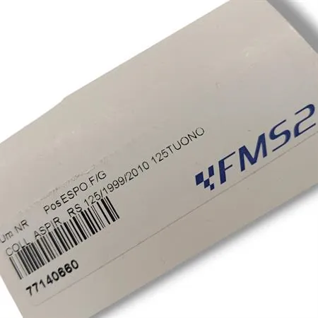 Collettore aspirazione One Italia in gomma con attacco a 5 viti per motori Rotax montati sulla Aprilia RS  125 cc prodotte dal 1999 fino al 2010 e Aprilia 125 cc Tuono, ricambio 77140660