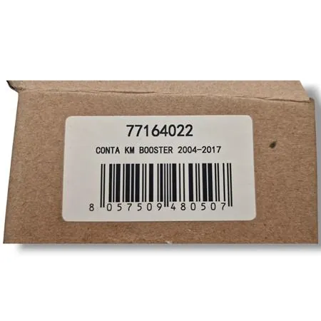 Strumentazione contachilometri One tipo originale completa di vetro intercambiabile con versione originale Magneti Marelli o Pricol montate su Mbk Booster e Yamaha Bw's 50 prodotti dal 2004 in poi, ricambio 77164022