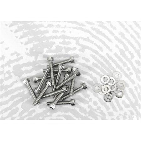 Kit viti carter messa in moto Piaggio cromate (One Italia), ricambio 77171020