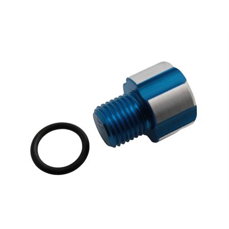 Tappo olio ingranaggi Minarelli Racing blu (One Italia), ricambio 77171200A