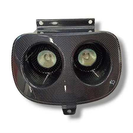 Fari alogeni Booster colore carbonio (One Italia), ricambio 77201315