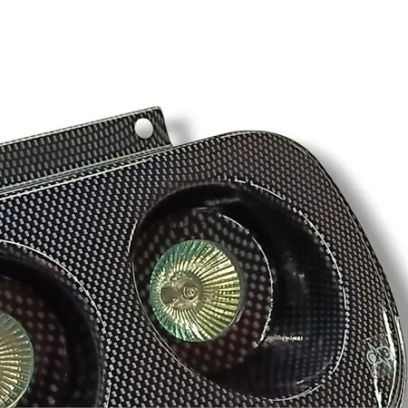 Fari alogeni Booster colore carbonio (One Italia), ricambio 77201315