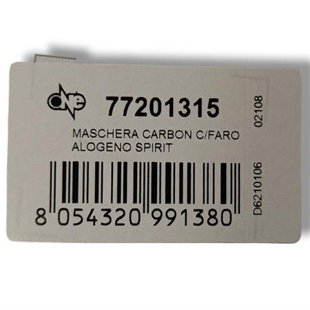 Fari alogeni Booster colore carbonio (One Italia), ricambio 77201315