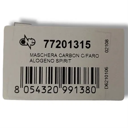 Fari alogeni Booster colore carbonio (One Italia), ricambio 77201315