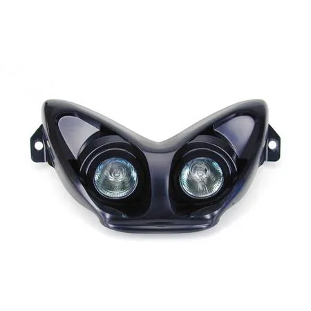 Mascherina fanale anteriore Nitro-Aerox con lampade alogene. di colore nero pastello (One Italia), ricambio 77201351