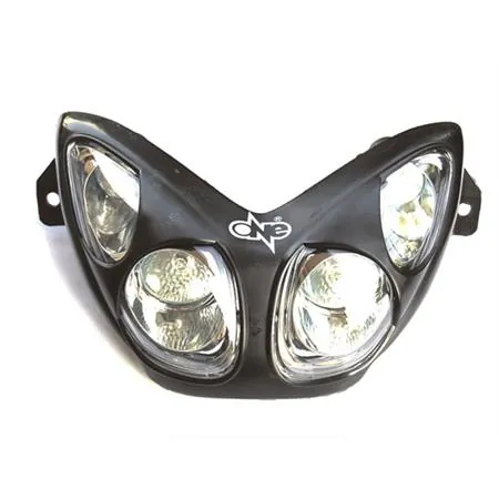 Fanale anteriore a 4 fari alogeni di colore nero pastello per Nitro-Aerox, ricambio 77201351A