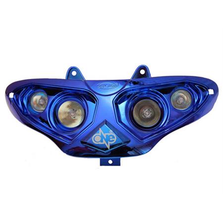 Maschera fanale Runner blu cromato (One Italia), ricambio 77201367