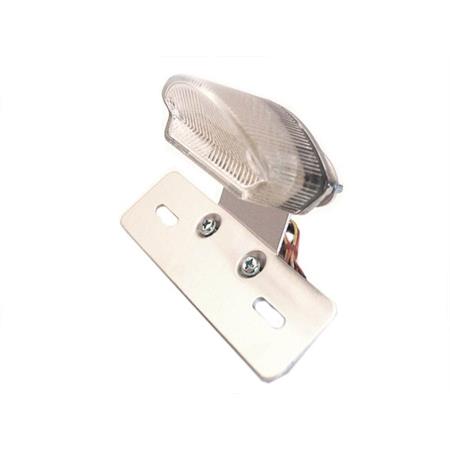 Fanale trasparente leds iron c-supp.targa om. (One Italia), ricambio 77204420