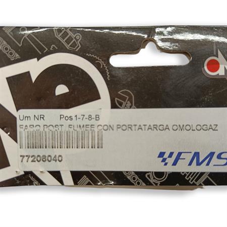 Faro post. fumee con portatarga omologaz, ricambio 77206040