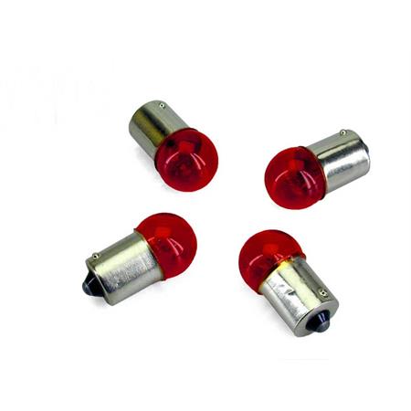 Lampadina One Italia 12 Volt 10 Watt BA15S G18,  colore rosso, ricambio 77220000