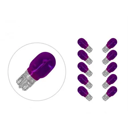 Lampadina One Italia 12 Volt 10 Watt T13, colore viola, ricambio 77220134