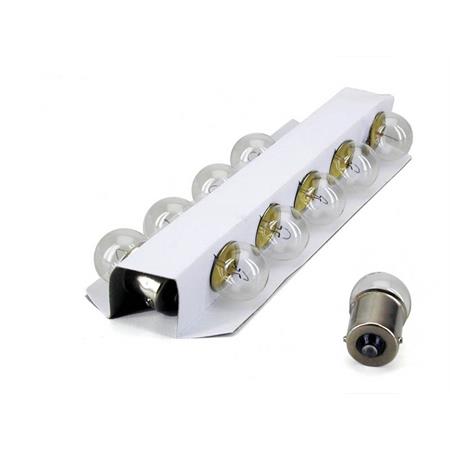 Lampadina One Italia 12 Volt 10 Watt BA15S S25, colore trasparente, ricambio 77220611
