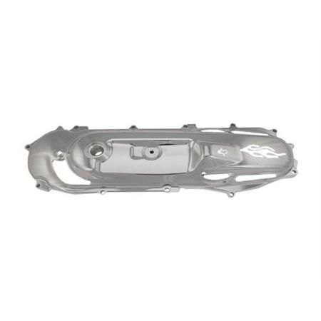 Coperchio copricarter ventilato cromato Minarelli verticale (One Italia), ricambio 77289047A