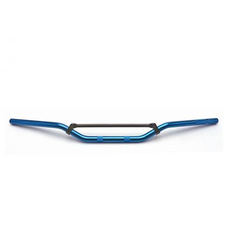 Manubrio moto cross enduro blu cromato, ricambio 77303204