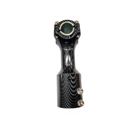77303326C Supporto manubrio One colore carbon look in alluminio per manubri naked con fissaggio a 4 viti per scooter MBK Booster spirit versione bassa