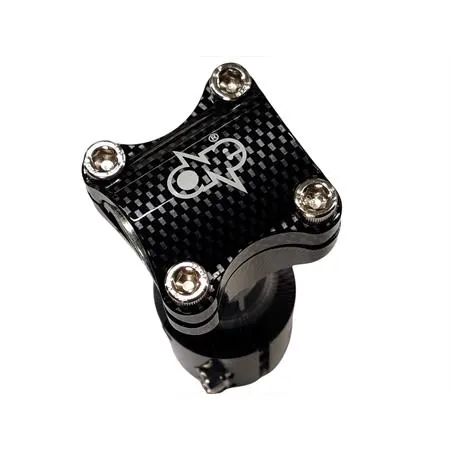 77303326C Supporto manubrio One colore carbon look in alluminio per manubri naked con fissaggio a 4 viti per scooter MBK Booster spirit versione bassa