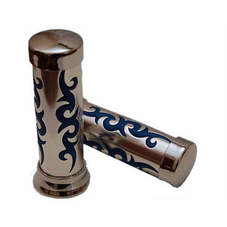 Manopole eagle alluminio - blu' (One Italia), ricambio 77344058C