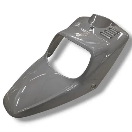 Kit carene 4 pezzi One Italia di colore grigio Nardò per scooter MBK Booster spirit e Yamaha original Bw's prodotti fino al 2003, ricambio 77366429