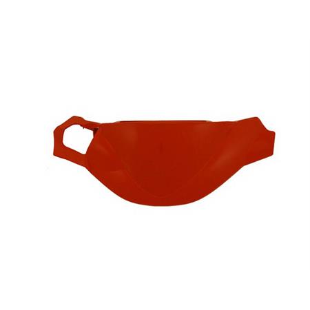 Cupolino manubrio One Italia di colore arancione lucido per scooter MBK Booster Spirit, ricambio 77366492