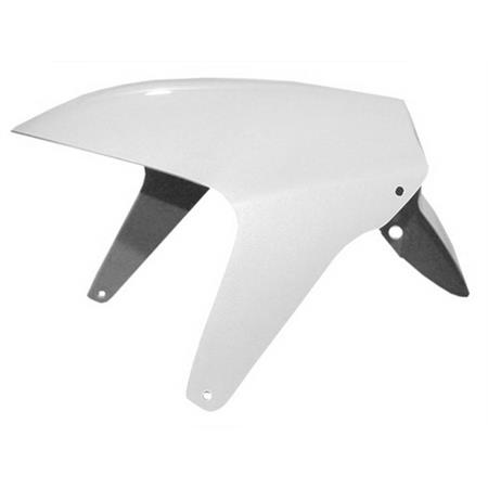 Parafango anteriore bianco metallizzato MBK Nitro - Yamaha Aerox (One Italia), ricambio 77366789C