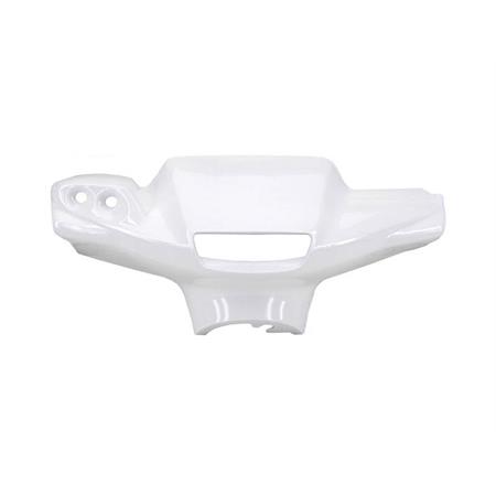 Cupolino manubrio ONE bianco pastello per scooter MBK Booster Next generation - Yamaha BW'S Next generation, ricambio 77366816