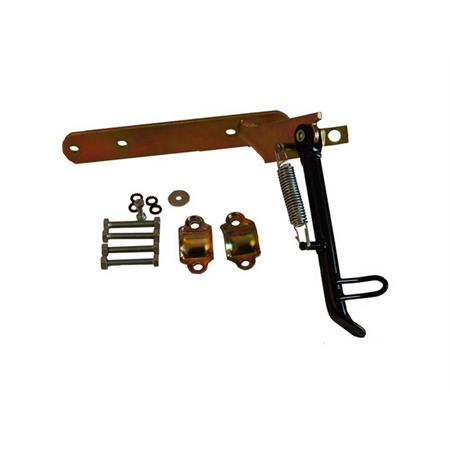 Cavalletto laterale nero one italia per MBK Ovetto  - Yamaha neo's, ricambio 77370811