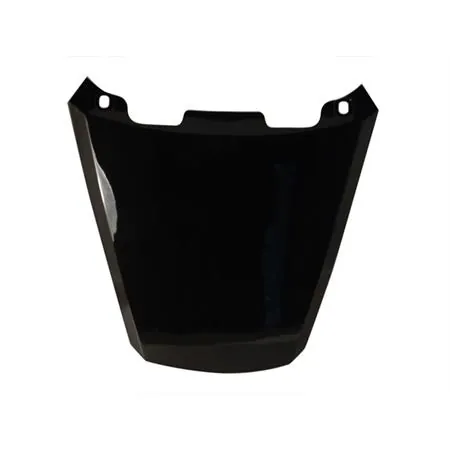 Carenatura di congiunzione posteriore in plastica di colore nero lucido one italia per maxi scooter Yamaha T-MAX 500 prodotti dal 2008 al 20, ricambio 77380011M