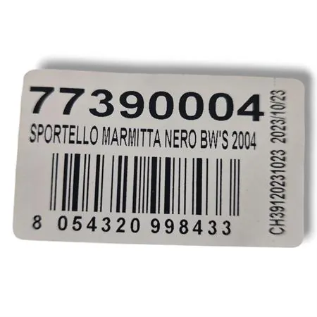 77390004 Sportello marmitta nero BW'S  2004 (One Italia)