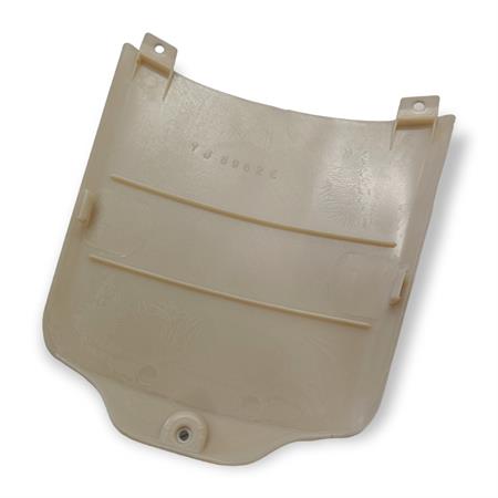 Sportello ispezione marmitta one italia di colore bianco per scooter Yamaha BW'S  50 prodotti dal 2004 in poi, ricambio 77390014