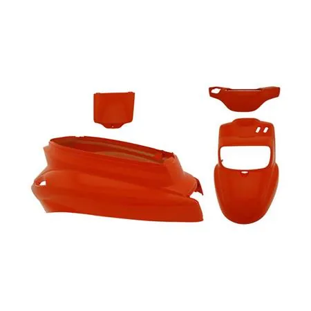 Kit carene colore arancione per scooter Yamaha BW's 50 prodotti dal 2004 in poi (One Italia), ricambio 77390040