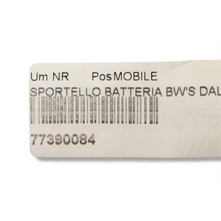 Sportello batteria bw's dal 2004, ricambio 77390084