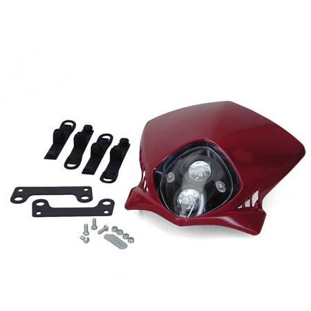 Maschera fanale duke rossa (One Italia), ricambio 77448126