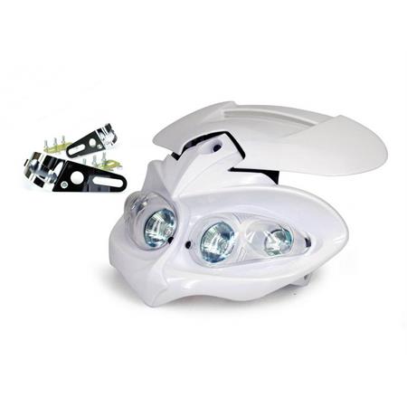 Maschera fanale manga bianca (One Italia), ricambio 77448141