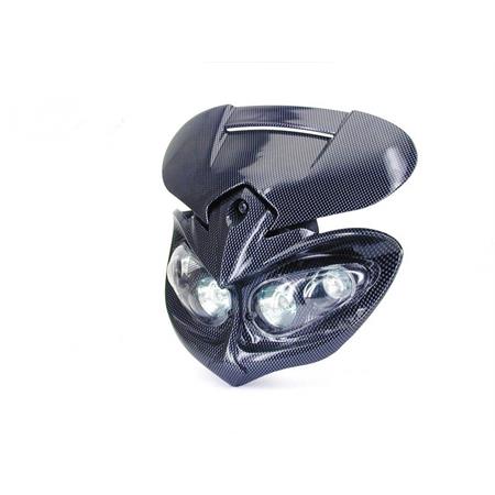 Maschera fanale manga carbonio (One Italia), ricambio 77448144