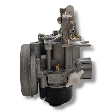 Carburatore Dell'orto SHB 16-16 F completo di fascetta metallica e specifico per Piaggio Vespa PK 50, PK 50 S, PK 50 XL e PK 50 XL Rush, ricambio 00879