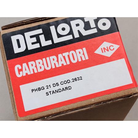 Carburatore Dell'Orto PHBG 21 DS taratura 02632 con miscelatore e senza attacco depressore, ricambio 02632