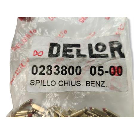 Spillo triangolare fisso per chiusura benzina sul galleggiante montato nei carburatori dell'orto SHA, SHB, SHBC, PHBG, ricambio 028380005