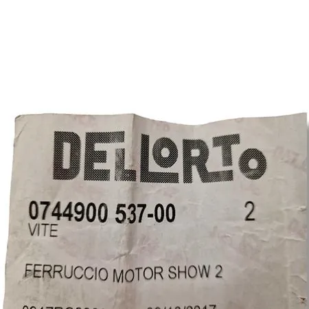 Vite regolazione miscela aria\benzina al minimo nei carburatori dell'orto, ricambio 0744900537