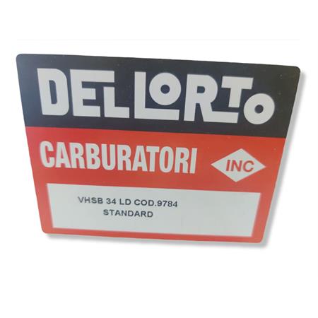 Carburatore Dell'Orto vhsb 34 ld, ricambio 09784