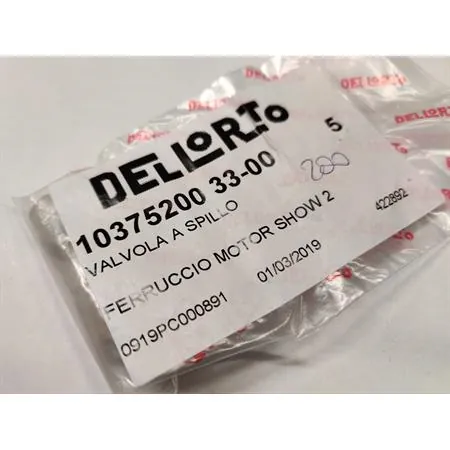 1037520033 Valvola a spillo completa di spillo benzina molleggiato con passaggio benzina da 200 per carburatori dell'orto