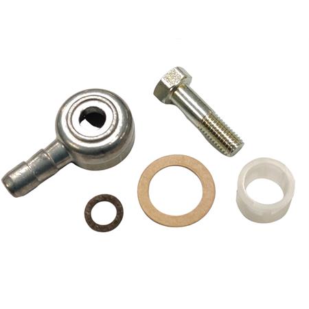 Kit pipetta dritta piana con filtro guarnizioni e vite fissaggio originali dell'orto per carburatore SHA 12-10, 12-12 e 13-13 per ciclomotori Piaggio Ciao, ricambio 530420078