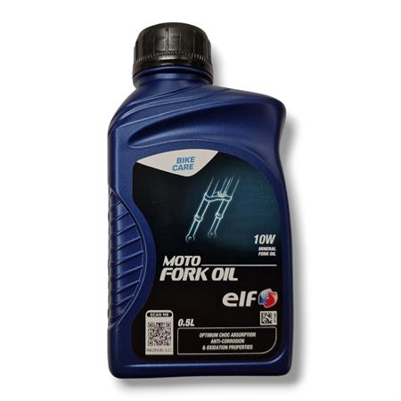 Olio Elf moto f fork oil 10w confezione 500 ml, ricambio 111615