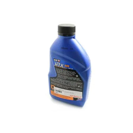 Olio ELF HTX 909 Racing ricinato 100% sintetico ad alte prestazioni per motori da competizione a 2 tempi, conf. da 1 litro, ricambio 155877